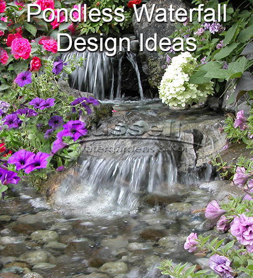 Ultimate pondless waterfall design with HydroSieve, HydroChamber, and Hydro Vortex backwashable waterfall filter