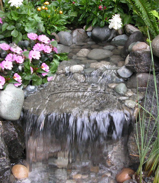 Hydro Vortex waterfall filters become invisible when installed