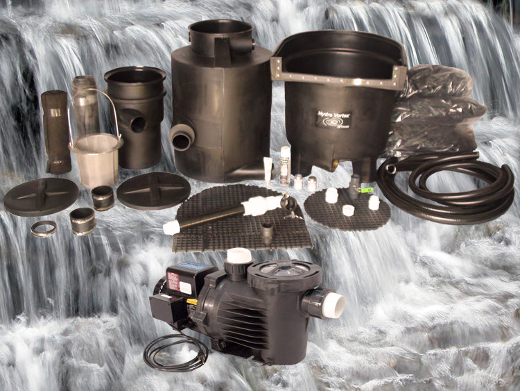 Dolphin Series pondless waterfall with 10' stream kit and C-4620-2B external pump