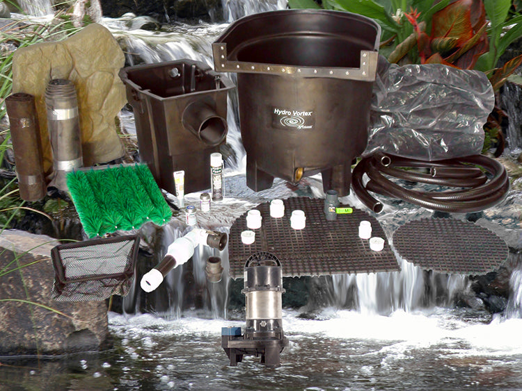 Dolphin Series 16'x16' pond kit and SH-6900 submersible pump