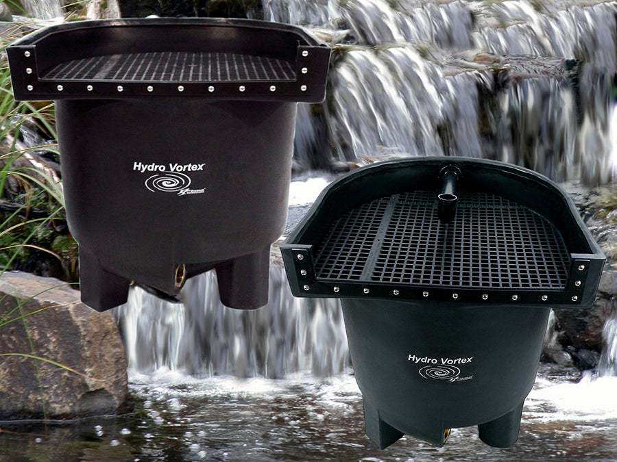 Dolphin Hydro Vortex waterfall filter - easy to clean and choice of manual or HydroFlush backwash