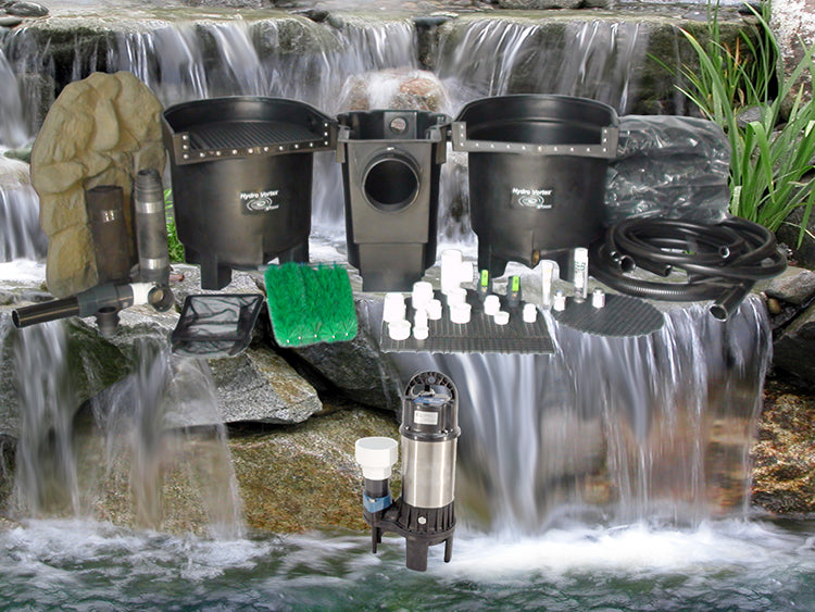 Double Dolphin Series 26' x 26' Ultimate Jumbo Pond Kit