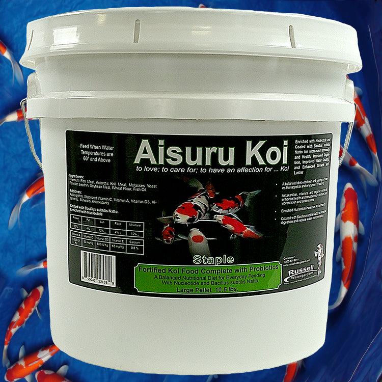 Aisuru Koi Staple Koi Food Large Pellet 10.5 lb