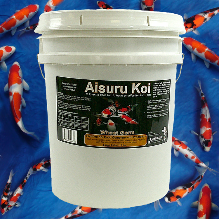 15 lb. Aisuru Koi Large Pellet Koi Food