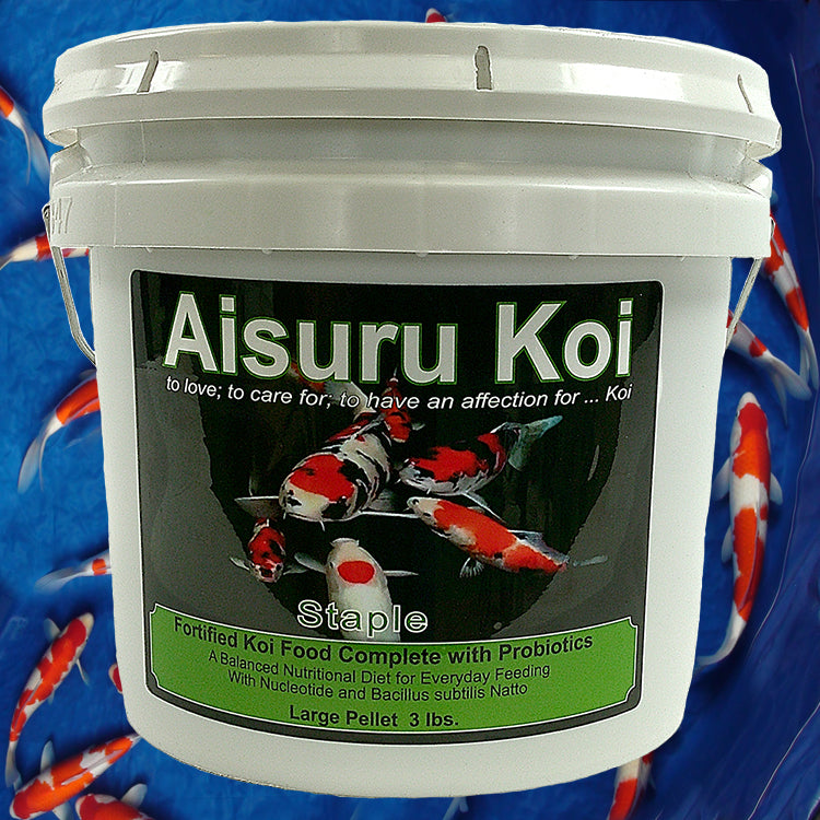 Aisuru Koi Staple Koi Food Large Pellet 3 lb