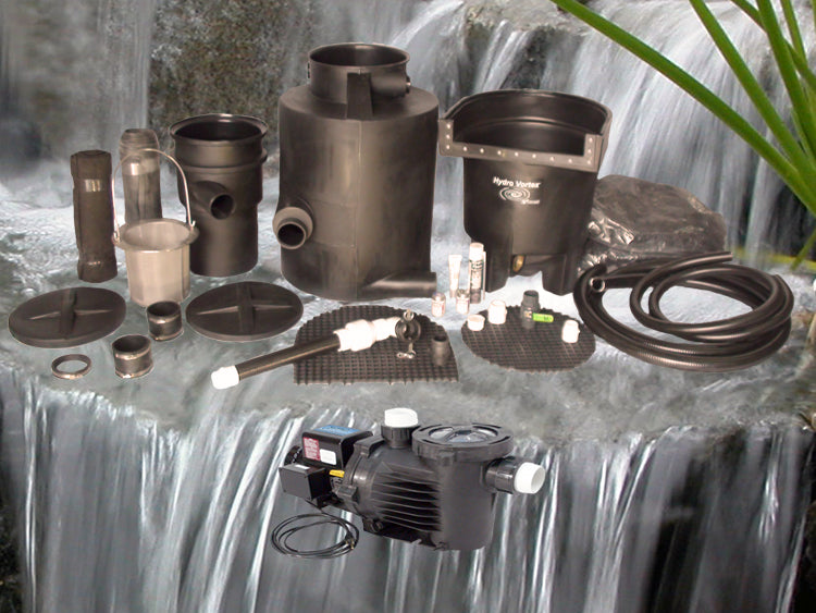 Marlin Series medium pondless waterfall kit with C-3540-2B external pump