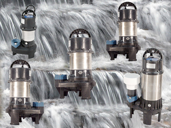 Family of submersible pumps for ponds and waterfalls by Russell Watergardens