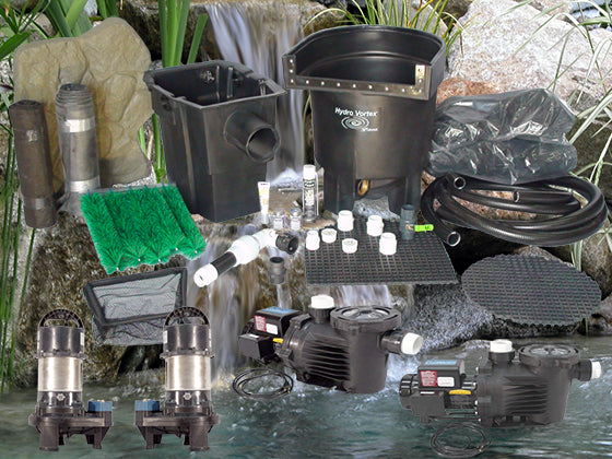 Easy to clean pond kits with more design options only from Russell Watergardens
