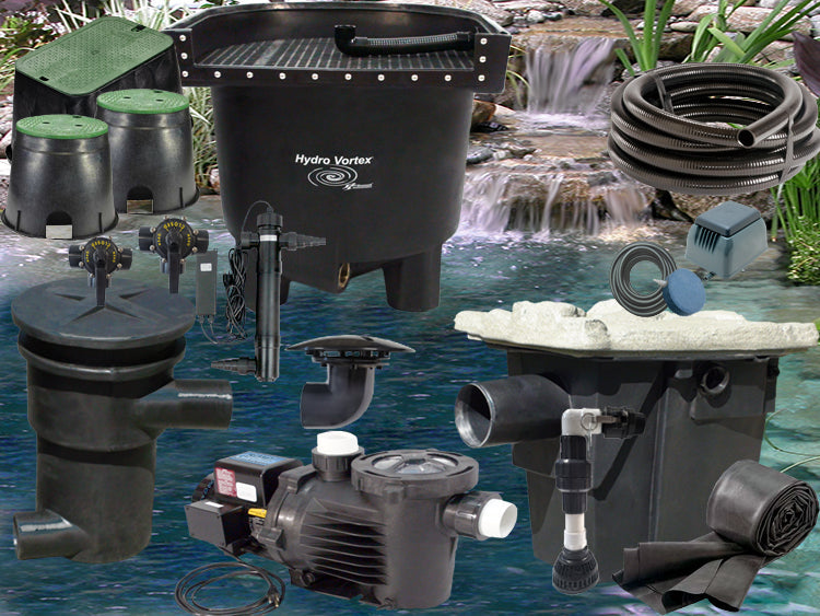 Dolphin Series Hybrid Pond Kit with C-6300-2B external pump