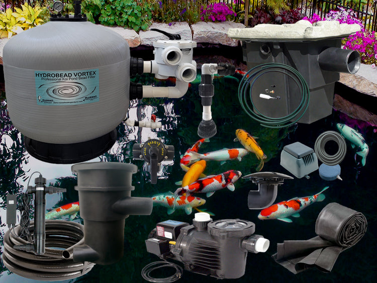 HBV-28 Koi Pond Kit with C-6300-2B Pump and Auto Fill Kit