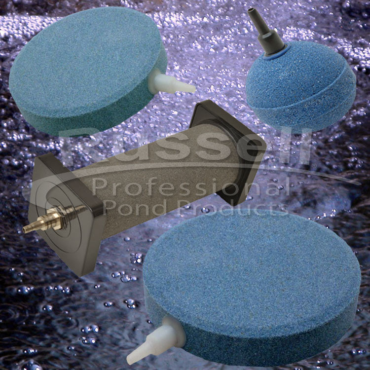 Air stone diffusers for pond aeration, hydroponics, and fish holding tanks