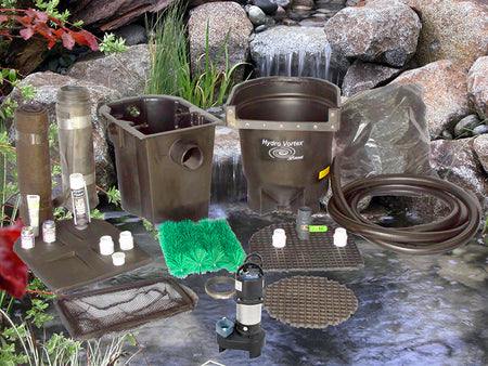 Ahi Series 11'x11' pond kit and SH-2700 submersible pump