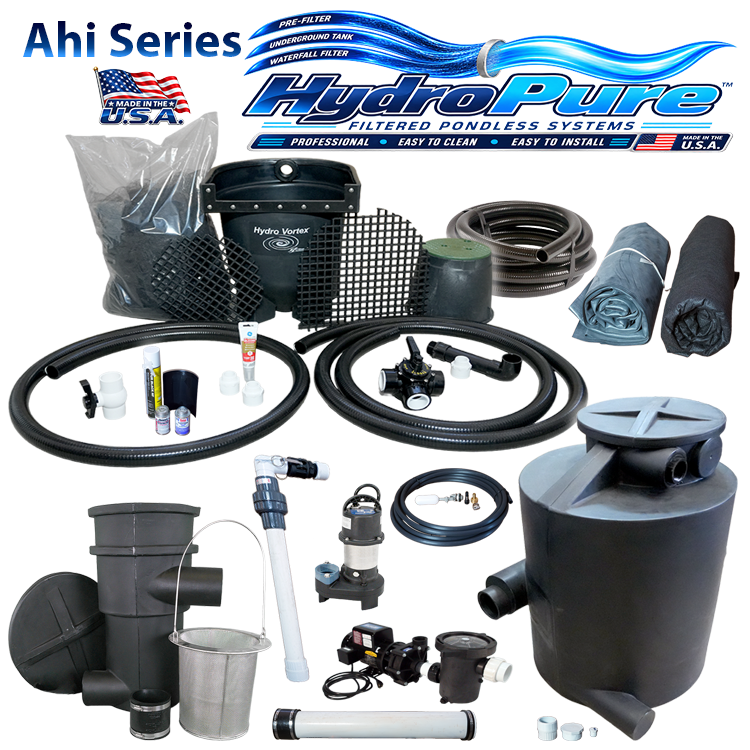 Ahi Series HydroPure™ Filtered Pondless Systems are Made in the U.S.A.