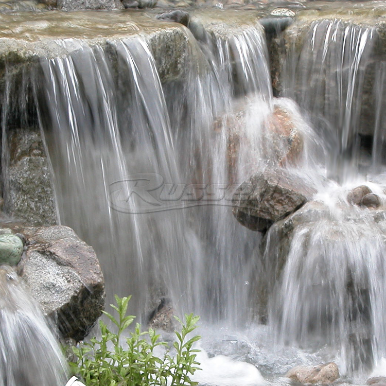 Dolphin Series HydroPure™ Customizable Filtered Pondless Systems create beautiful waterfalls and clean water.