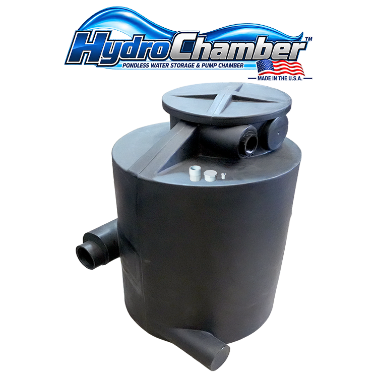 HydroChamber Pondless Water Storage Pump Chamber is Made in the U.S.A.