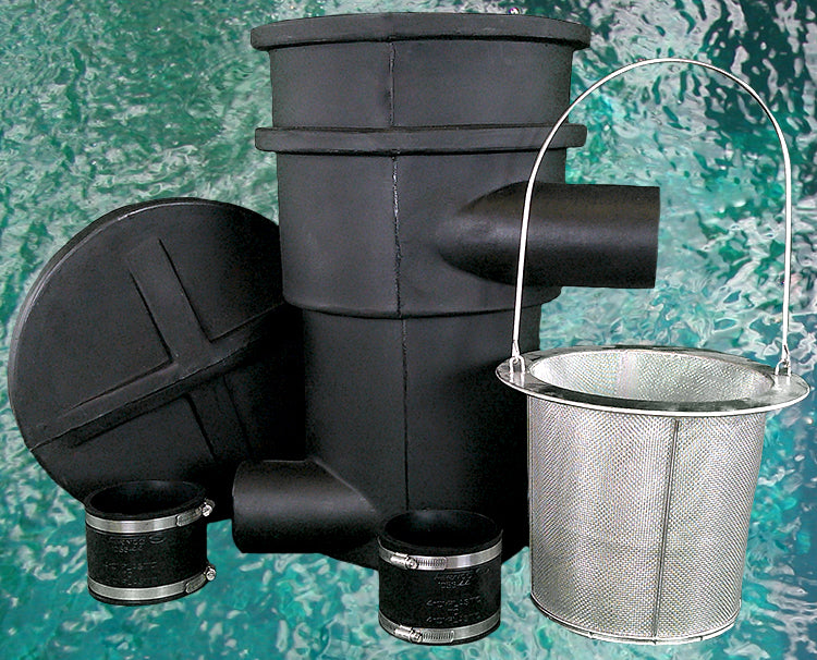 Pond Sieve: Affordable HydroSieve™ Compact Pond Sieve prefilter for bottom drains and pondless waterfalls