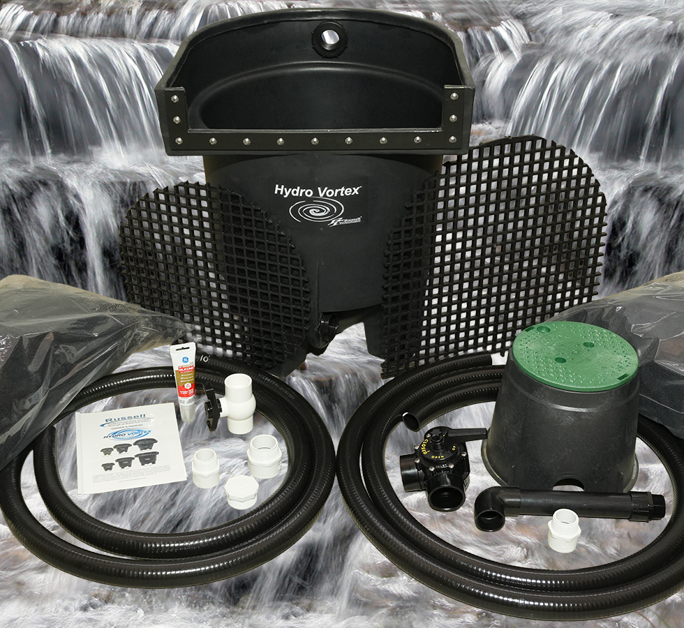 Marlin Hydro Vortex filter with HydroFlush backwash system