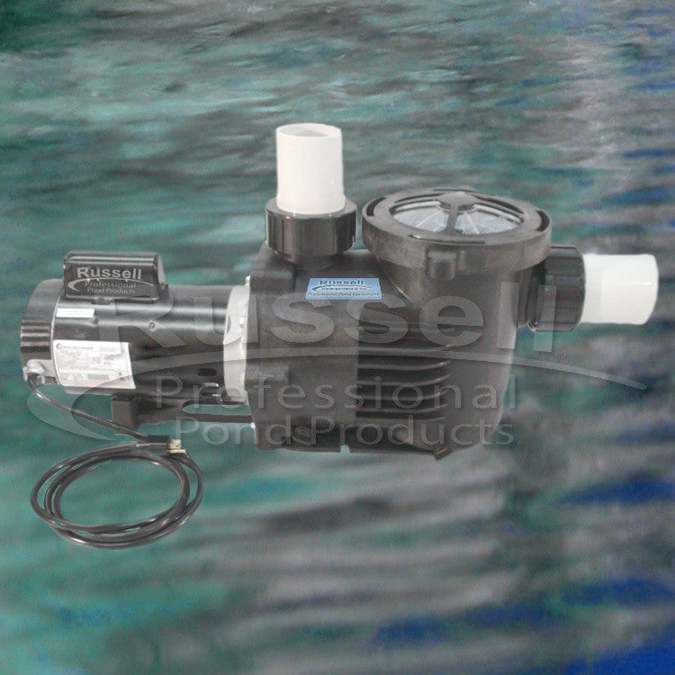 C-9000-3B high flow self priming external pond pump with integrated leaf trap