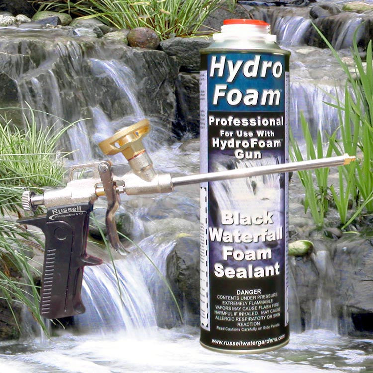 HydroFoam™ Black Waterfall Foam 32 oz. and Professional Applicator Gun