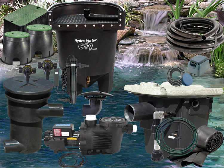Marlin Series Hybrid Pond Kit with C-3540-2B external pump with Auto Fill Kit