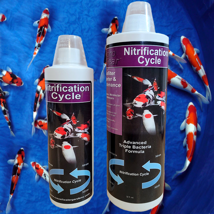 HydroClear Nitrification Cycle Biofilter Starter Bacteria 16 oz. and 32 oz. bottles