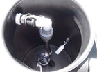 Pondless pump chamber with an auto fill valve port and dual outlet ports